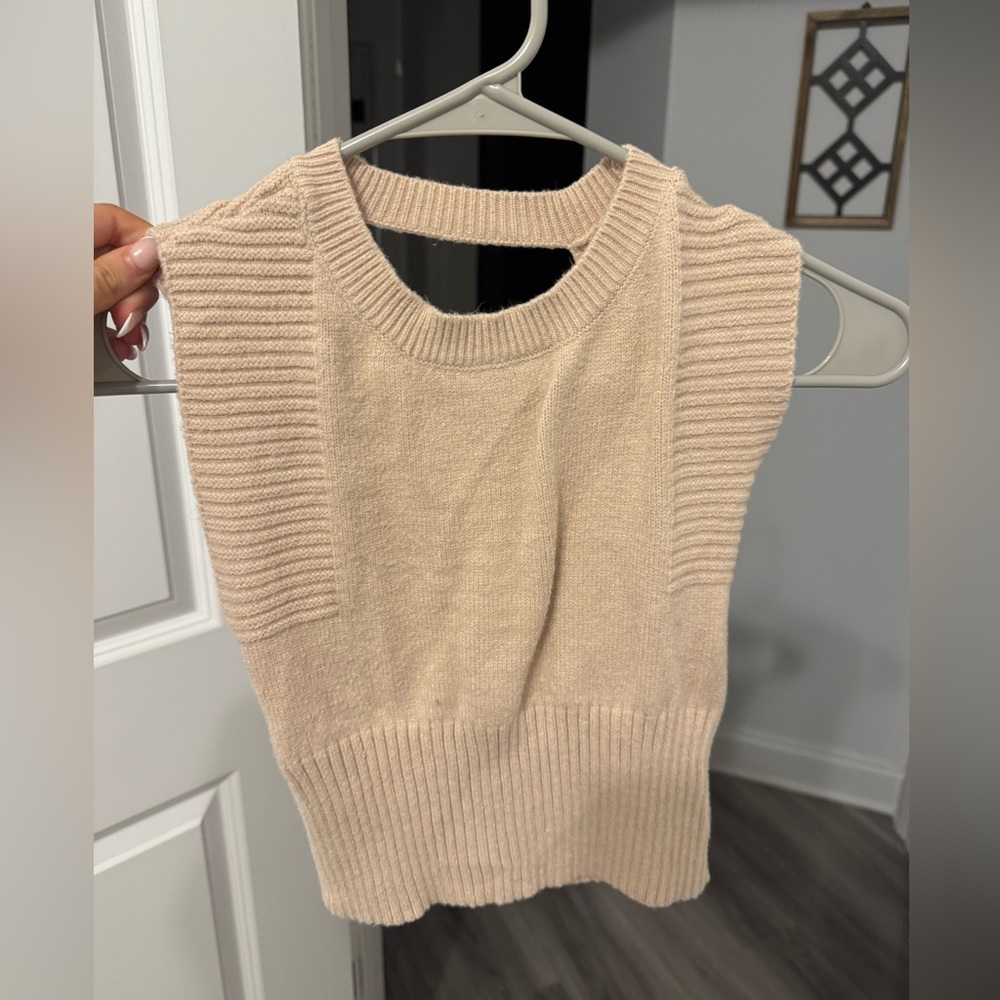 Open back sweater top from Columbia Street Boutique